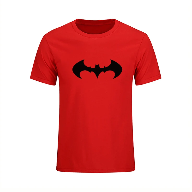 Marvel Super Hero Batman Printed T shirt Men Summer New Fashion Casual 100% Cotton Short Sleeve Tops Tees Fitness Clothing Homme | Мужская