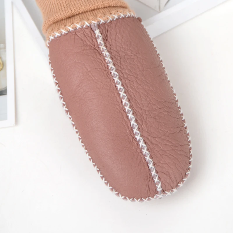 MPPM Новое поступление зимние для маленьких мальчиков девочек перчатки овчины