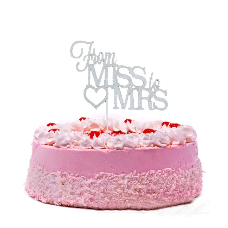Chicinlife 1 шт. от Miss To Mrs торты для свадьбы девичник декор вечеринки свадебный душ