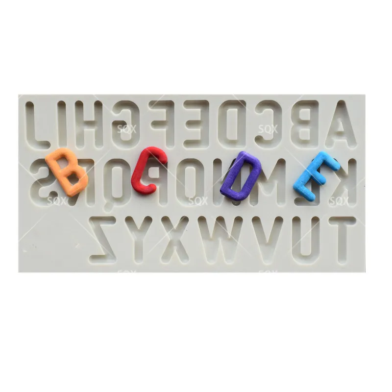 Круглая силиконовая форма в форме шрифта для помадки сахара силиконовые формы