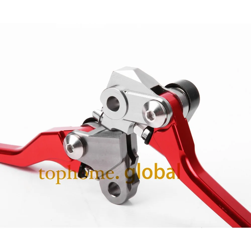 Для Honda CRF 450R 2007 2019 ЧПУ Поворотные гонки красные рычаги тормозной муфты 250R