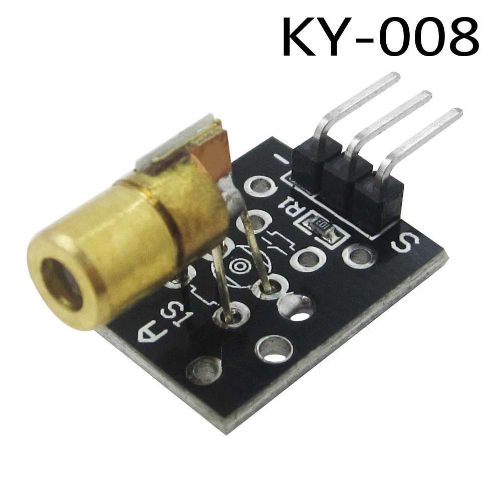 HAILANGNIAO KY 008 3pin 650nm красный лазерный передатчик точечный диод Медная головка модуль