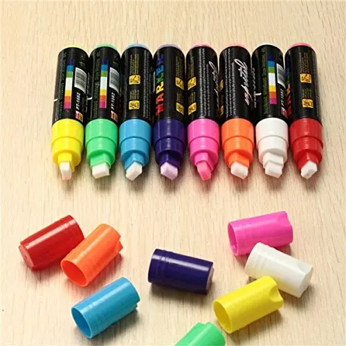 Highlighers 8 Pcs стирающиеся ручки Great для классных классов нетоксичные безопасные и