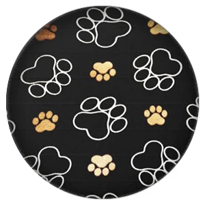 FI002 ZDYING 5 шт./лот мультяшный любимец отпечаток лапы круглый стеклянный кабошон, животное лапа собаки, кошки узор демо с плоской задней частью, украшения своими руками, FI004 - Цвет: FI002