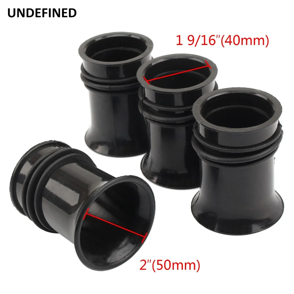 

4 Pcs Motorcycle Carburetor Rubber Intake Manifold Air Adapter Boots For Honda CB750K 1969-1976 CB750F Super Sport 1975-1976