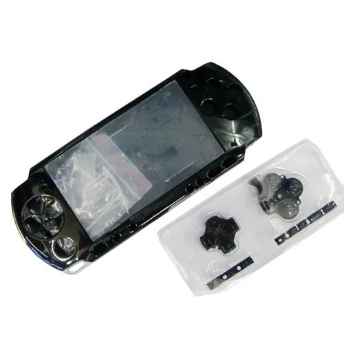 Черный корпус Корпус Лицевая панель чехол Замена для Sony PSP 3000 консоль|housing shell|housing