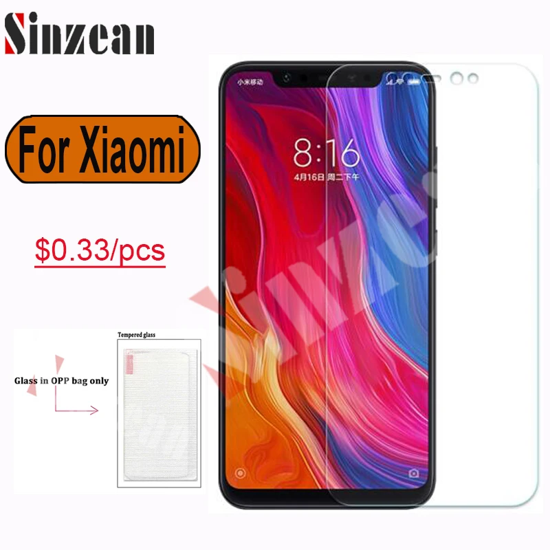 100 шт. для Xiaomi Redmi Note 9 Pro/Note 8T/Note 8 7 Pro 2.5D прозрачное закаленное стекло экрана
