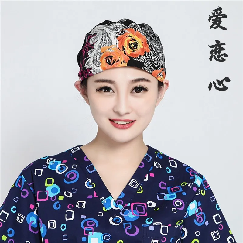 Носить Калабаш Кепка Фламинго доктор Рабочая кепка полный хлопок стажер серая