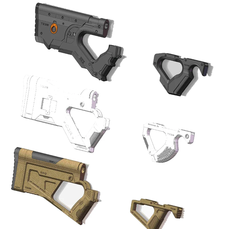 Уличный CS Jinming водяной пулемет 3D аксессуар для установки XM316 escape от tarov CQRPLAY версия