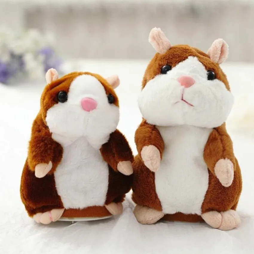 15 см мышь сладкий говорящий хомяк звук Запись Повторите Плюшевые kawaii игрушки