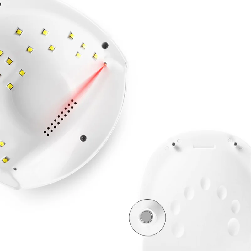 52 Вт двойной свет УФ лампа Светодиодная для ногтей автоматическое определение