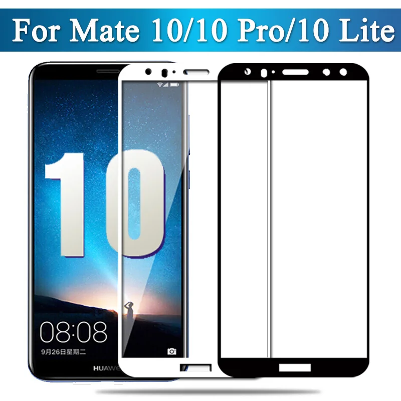 Закаленное стекло для Huawei Mate 10 9 8 Lite Nova 2i Enjoy 7 Plus Y6 Pro Y9 2018 полное покрытие Защитная