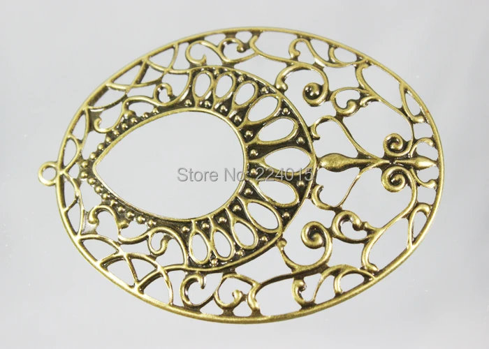 Модные металлические детали коннекторы с подвеской Watardrop оттенок старинной