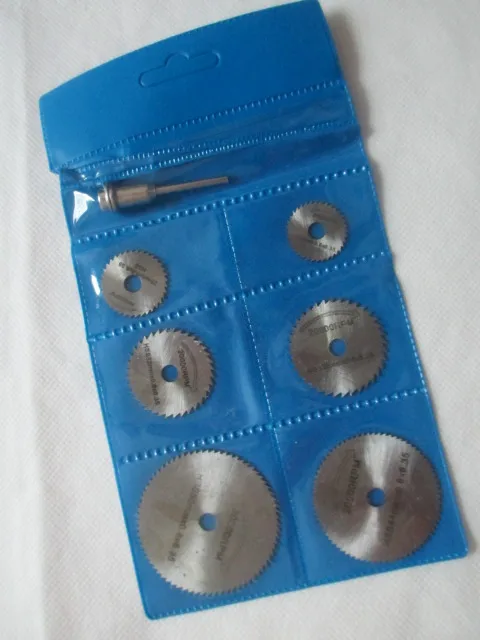 6 шт. в упаковке высокоскоростные лезвия для циркулярной пилы HSS набор дисков