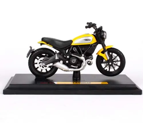 MAISTO 1:18 Ducati скремблер Мотоцикл Велосипед литья под давлением модель игрушки в коробке для ребенка подарок на день рождения