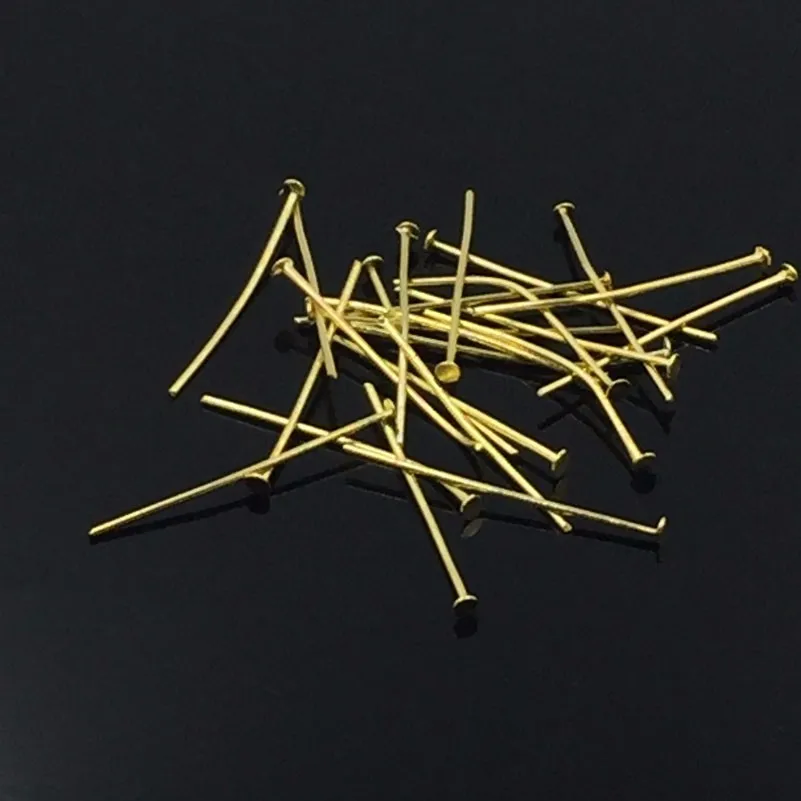 Металлические шпильки с плоской головкой и иглами для украшений сделай сам