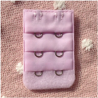 pink 2 hooks Новинка, горячая Распродажа,, бюстгальтер для девушек, цветной, 2 крючка, 3 ряда, застежка, интимные аксессуары для женщин, бюстгальтер, нижнее белье - Цвет: pink 2 hooks