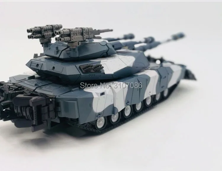 BaiCai трансформация G1 драка лидер снег камуфляж цвет M1A1-A21 Abrams Танк Модель КО фигурка Робот Игрушки