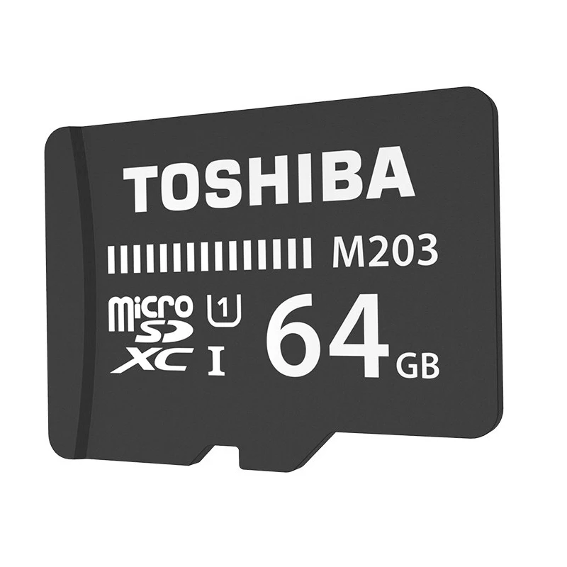 Toshiba карты памяти M203 micro SD UHS I 64 Гб U1 Class10 FullHD флэш microSDXC microSD|micro sd memory card|memory cardmicro |