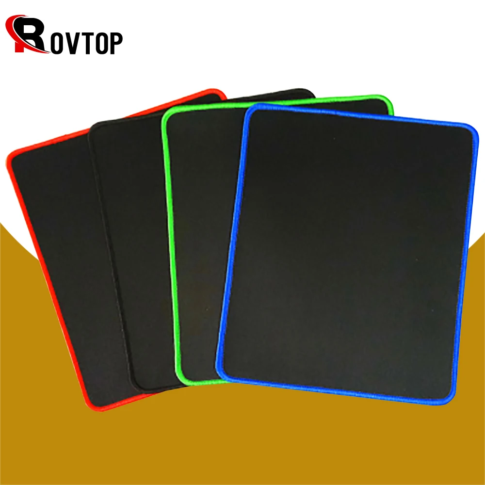 Горячая Блокировка края игровой ровтоп коврик для мыши игра сплошной цвет
