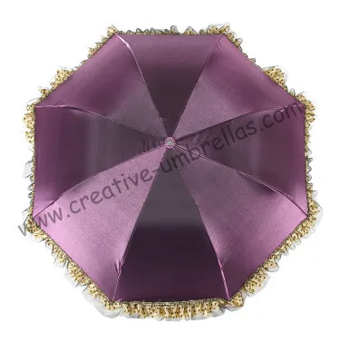 Женский складной мини зонт с защитой от солнца и ультрафиолетовых лучей|mini