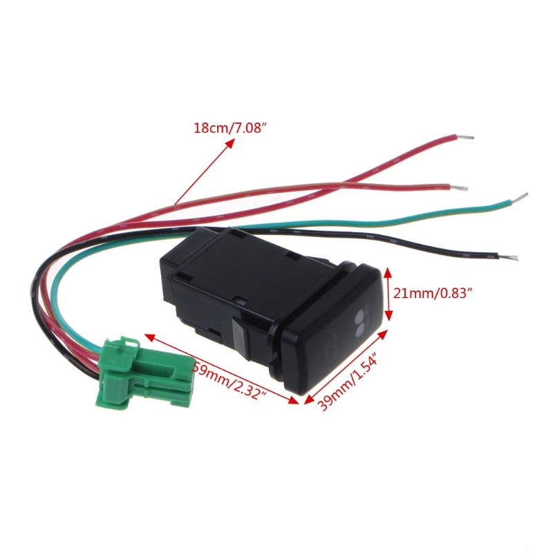 12-24 в лазерный кнопочный тумблер переключатель Светодиодная панель освещения