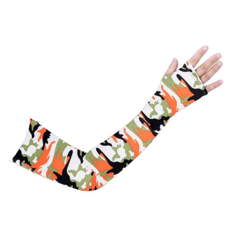 6 Colors Women Arm Sleeve Sport Running Cycling Golf Fishing Fingerless Warmers Basketball Cuff Ice | Спорт и развлечения