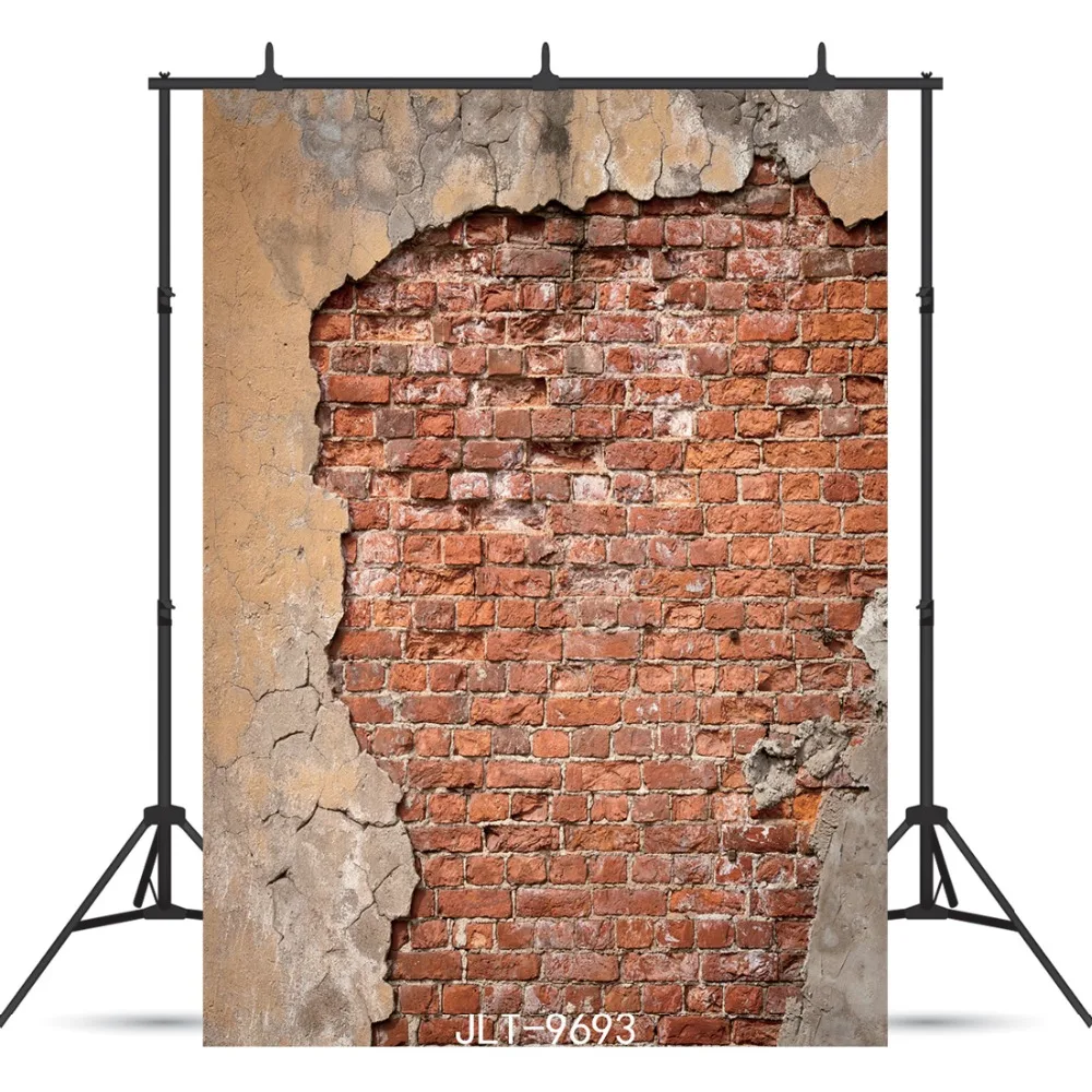 

Vinyl Photography Background Vintage Grunge Brick Wall for Child Baby Shower New Born Portrait Customized Backdrop Photocall