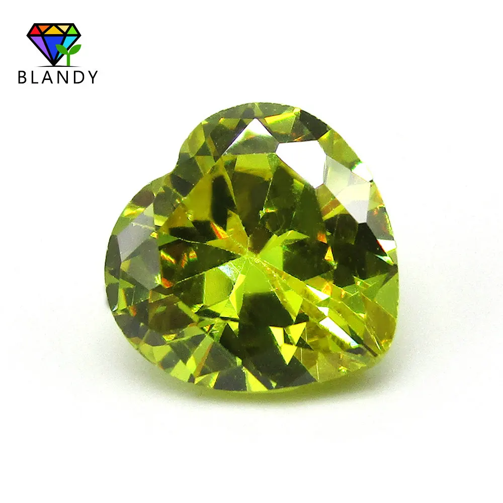 Peridot Yellow 50 шт./лот 3,0~ 15 мм 5A фиолет, оливковый, фиолетовый, черный, розовый, белый кубический цирконий камень CZ драгоценные камни для ювелирных изделий - Цвет: Peridot Yellow