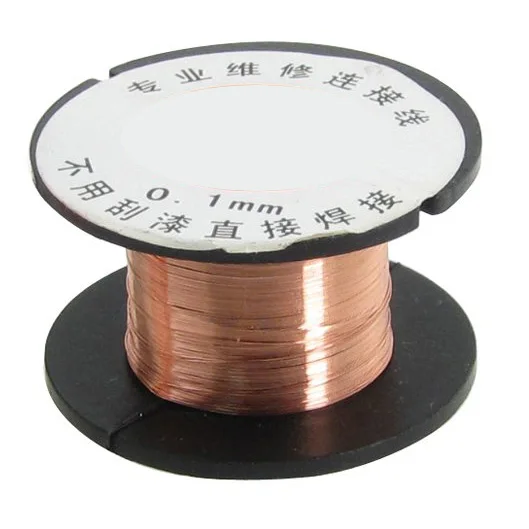 Новый стиль 5 шт. 0 1 мм Диаметр медный паяльник эмалированный провод катушки |