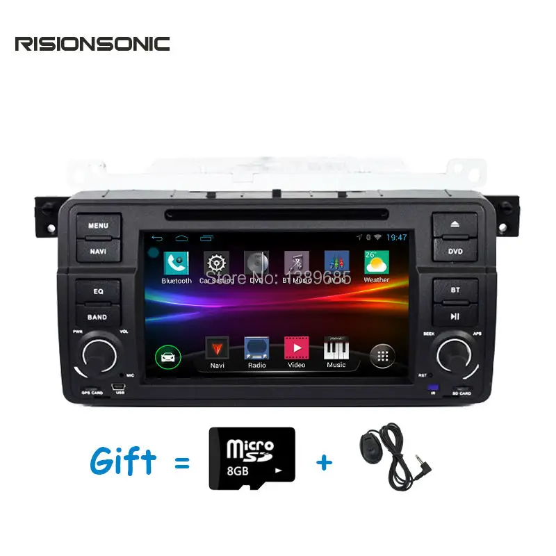 Android 4.4.4quad Core 7 дюймов Автомобильный DVD GPS навигации для BMW E46/m3/mg/ZT/3 серии Rover 75 CANBUS
