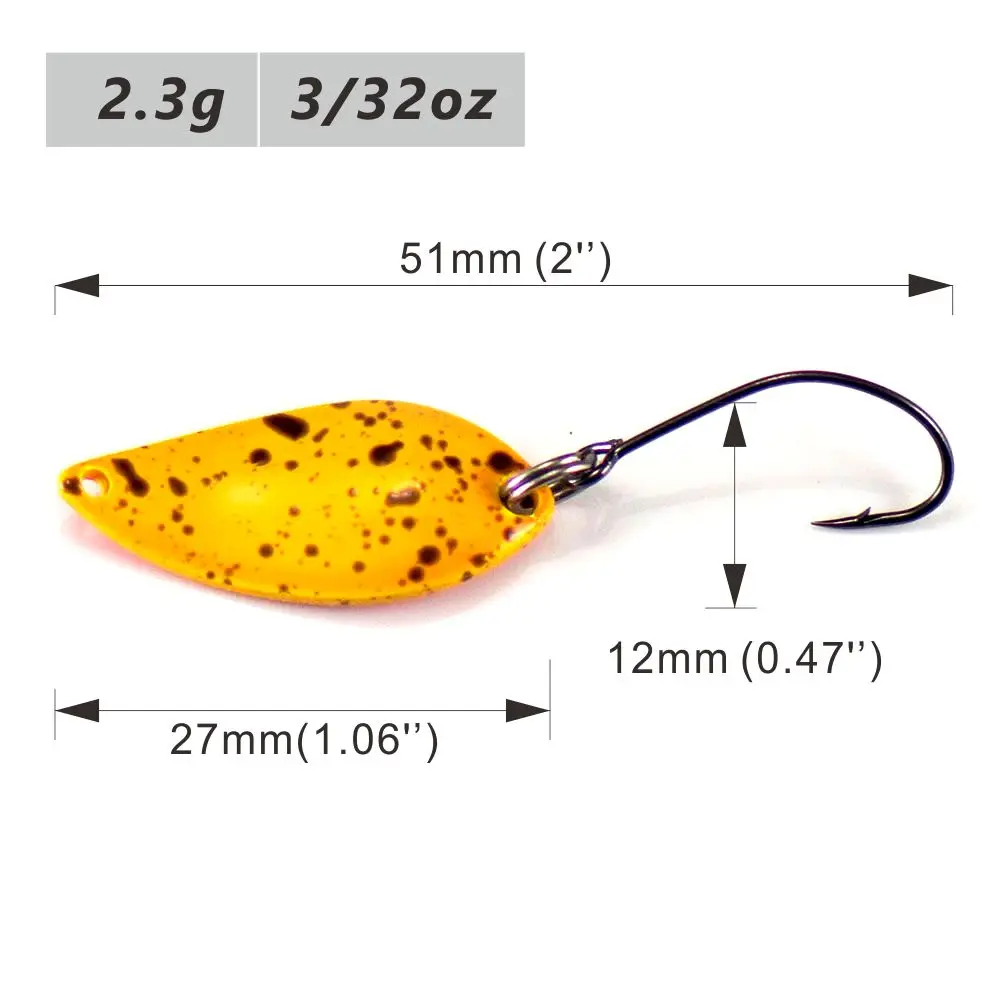 Блесна рыболовная 2 3 г 3/32 унции с одинарным крючком|casting spoon|fishing lurefishing bait |