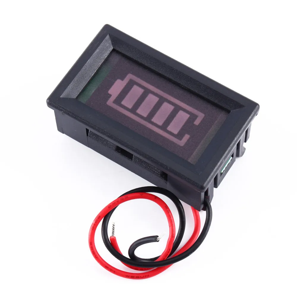 1 шт. индикатор Батарея Ёмкость Тестер 12V свинцово кислотная для аккумулятора