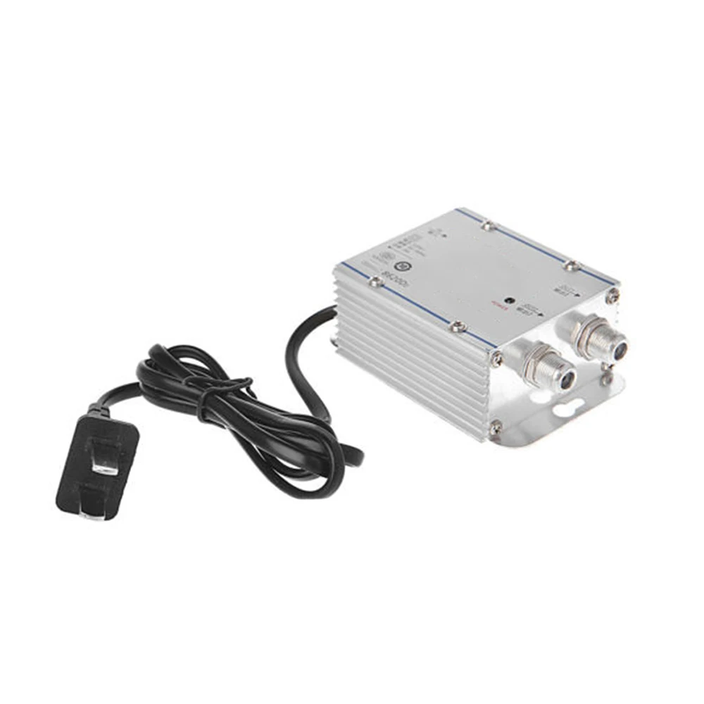80 x 55 x 30mm CATV Cable TV Signal Amplifier AMP Antenna Booster Splitter Set Broadband Home TV Equipments 2 Way
