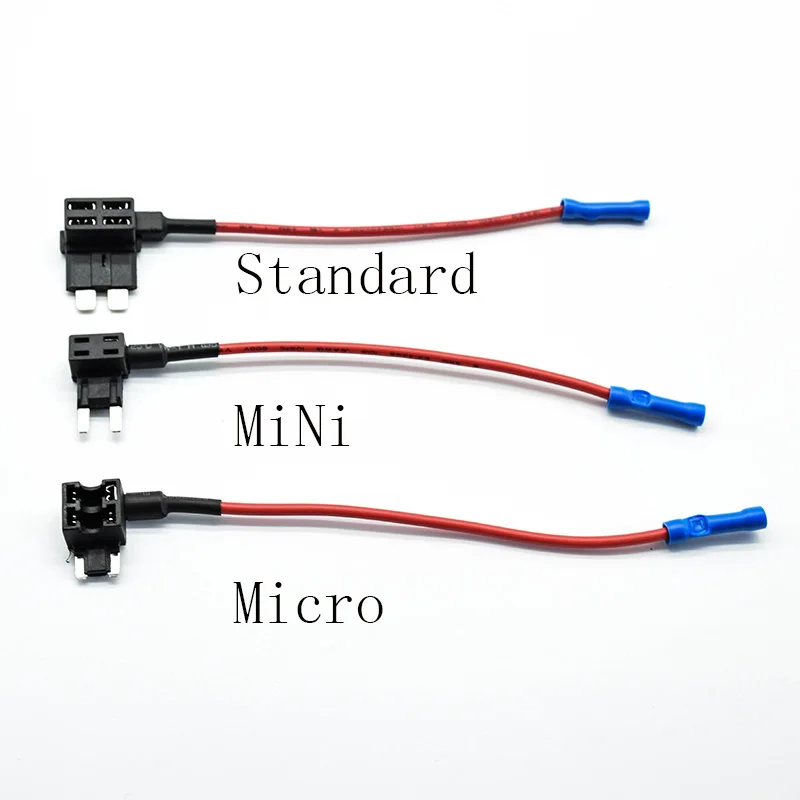 12 В маленький средний автомобильный предохранитель Add-a-circuit TAP адаптер Micro/Mini/standard ATM, APM лезвие Авто держатель предохранителя с 10A ATM лезвие предохранителя