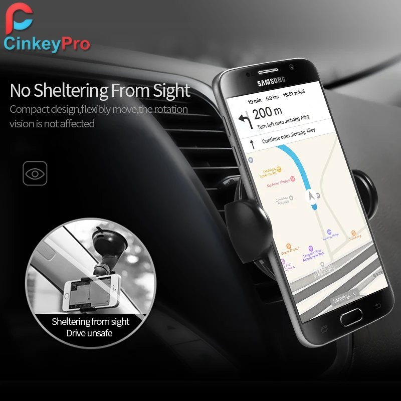 CinkeyPro QI Беспроводной автомобиля Зарядное устройство для iPhone 8 10 X samsung S8