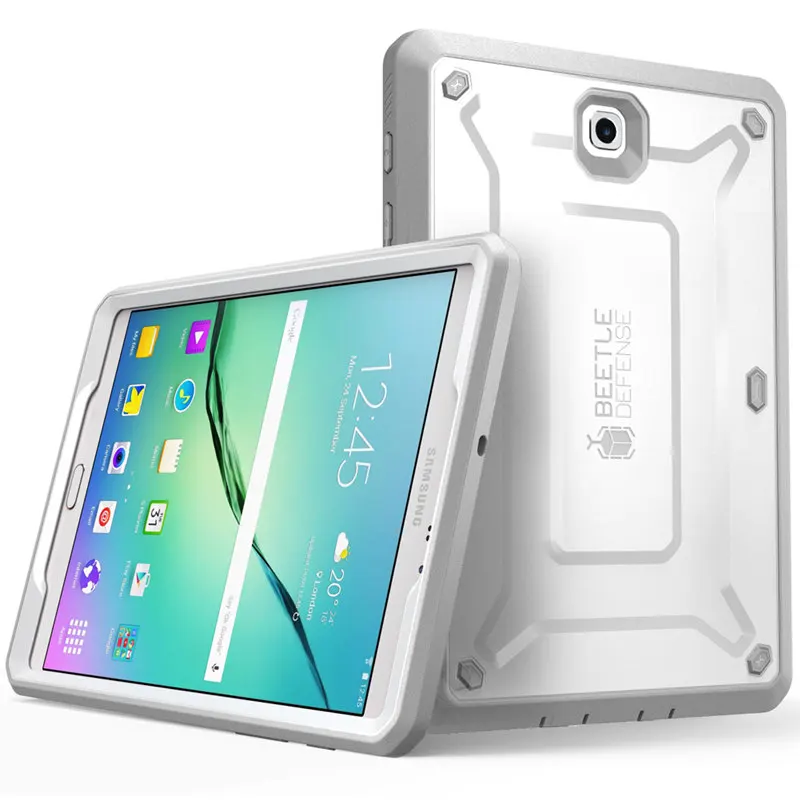 White Для samsung Galaxy Tab S2 8,0 чехол SUP чехол UB Pro полный корпус Прочный гибридный защитный чехол со встроенной защитной пленкой - Цвет: White