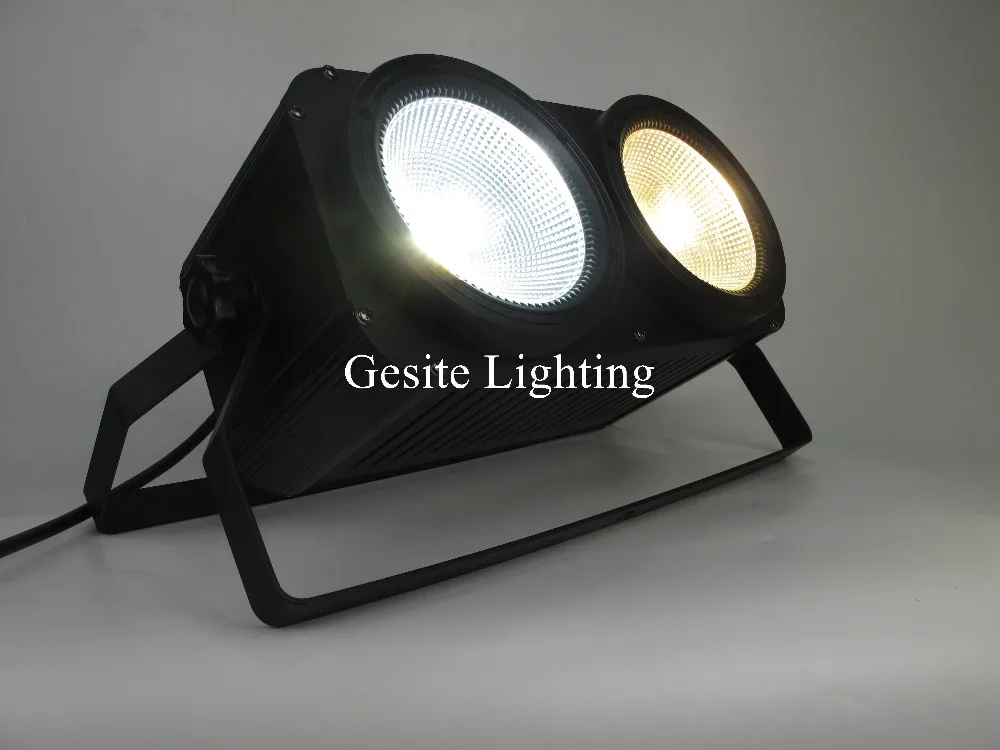 4 шт./лот COB LED Blinder 2 теплый белый/холодный белый/2в1 сценический Led 2x100 Вт АУДИТОРИЯ