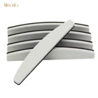 10 шт.лот 180240 зерна шлифовальные блоки для ногтей пилки полумесяц губка полоски для лака для ногтей Педикюр Маникюр Инструменты для маникюрного салона