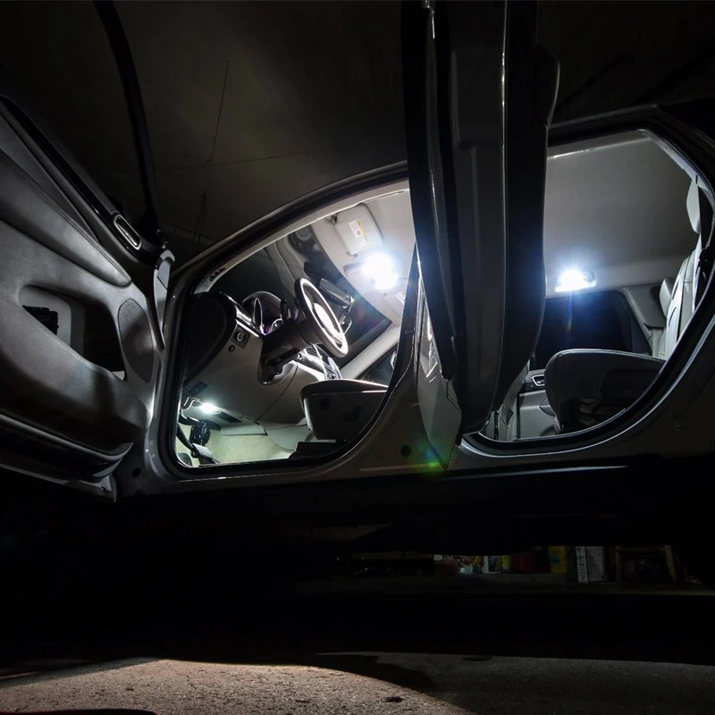 Shinman 12 шт. ErrorFree авто светодиодные лампы салона автомобиля Светильник Комплект