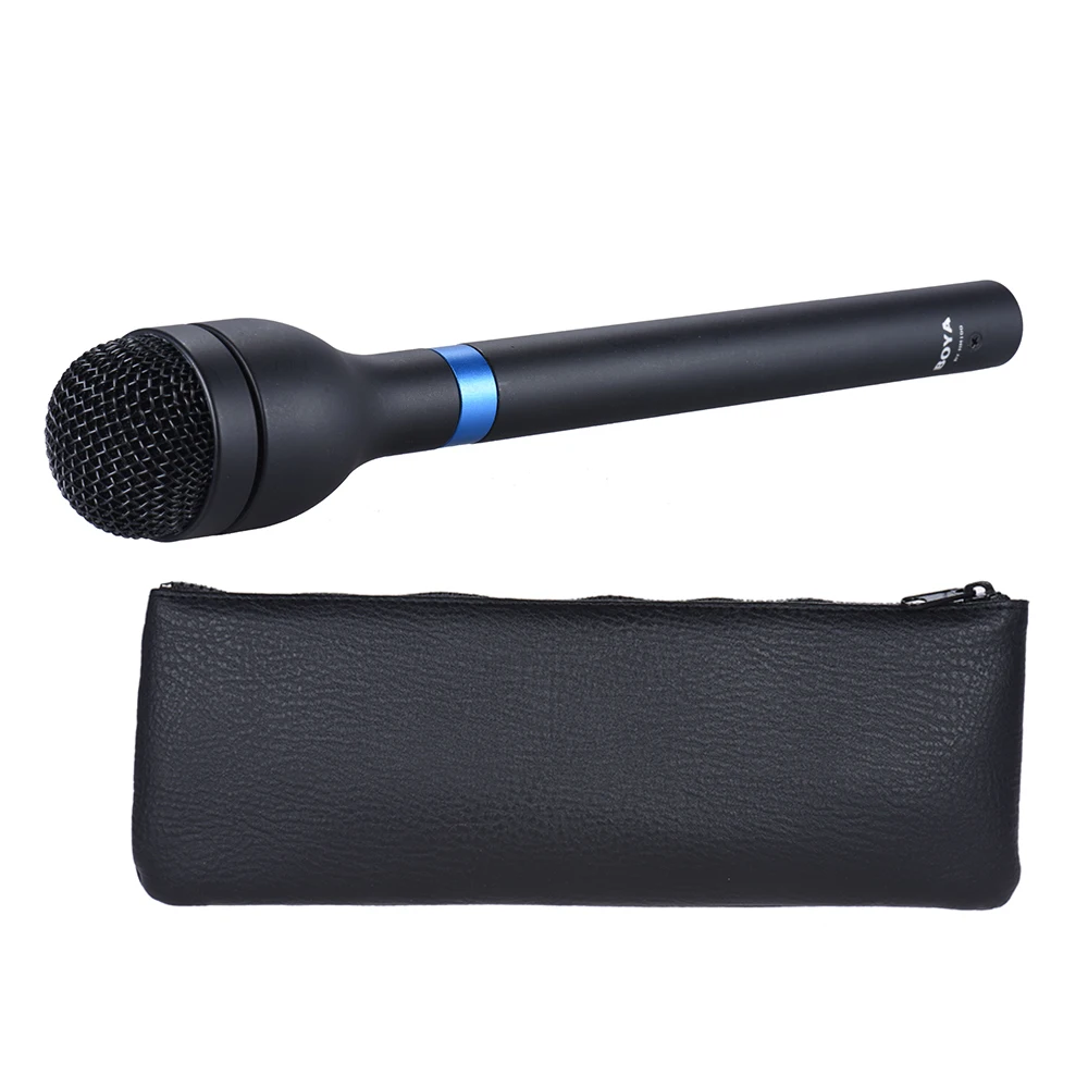 Микрофон BY-HM100 с XLR соединения прочного алюминиевого сплава и удлиненные ручки. |