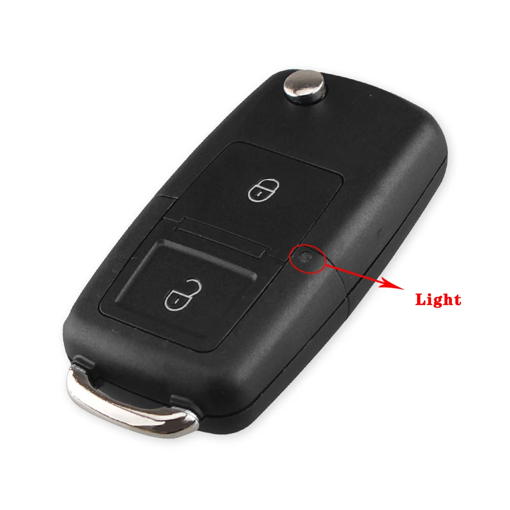 Складной флип чехол KEYYOU на 2 кнопки для Vw VOLKSWAGEN Golf 4 5 Passat b5 b6 polo MK4 Seat Altea Ibiza|Ключ от