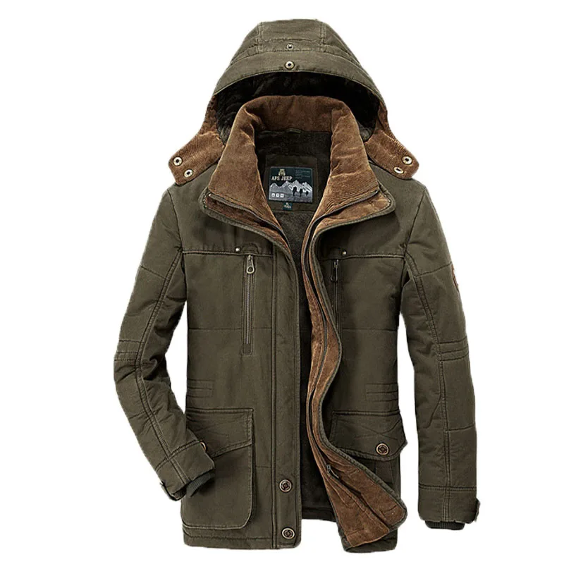 2018 Для мужчин толстый очень теплые мягкие зимние пальто куртка взрывы тонкой