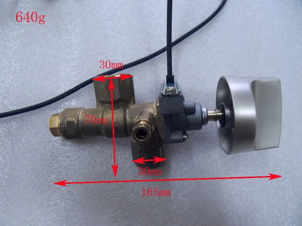 Латунный автоматический газовый запорный клапан защита от огня безопасный