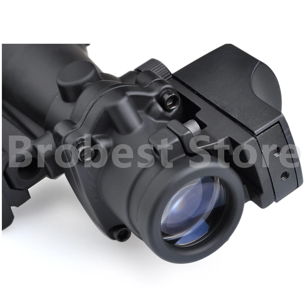 Оптический прицел Brobest ACOG 4x32 и миниатюрный красный точечный оптический Волоконно