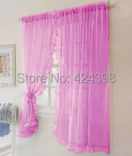 Рустикальный Комплект штор для окон кровати Тюлевая Штора кухни спальни