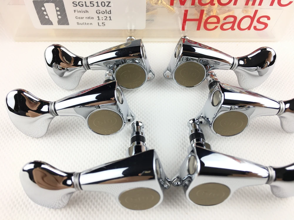 Оригинальные немецкие вольеры L3 + R3 для электрогитары (хромированные