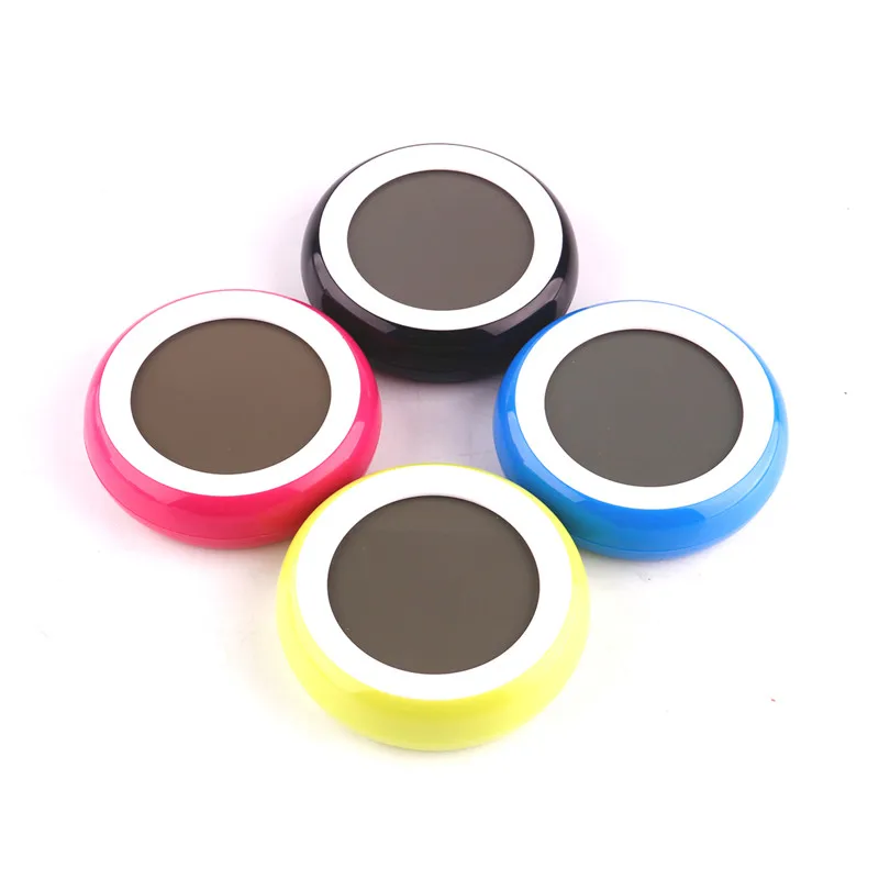 Пластиковые Цифровые LCD электронные влажность функция времени настенные часы