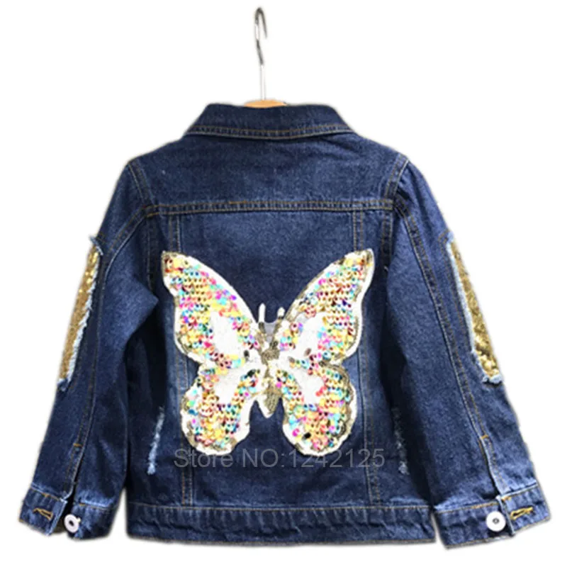 Новинка весны осень Дети Мальчик Обувь для девочек Бабочка джинсовая одежда