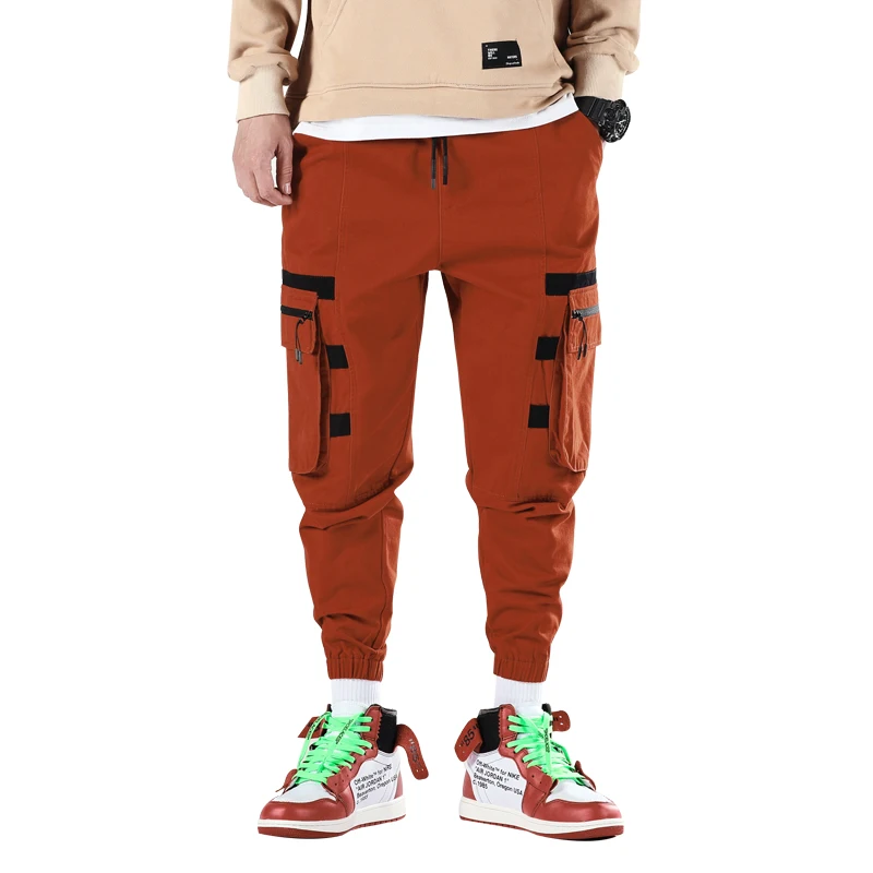 Мужские брюки карго 2019 мужская Японская уличная одежда мужские корейские модные
